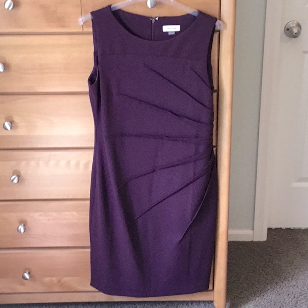 Calvin Klein sheath - plum/ purple Size 12